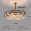 Modern Luxury Crystal Chandelier - Elegant Pendant Light Fixture by Ljojo