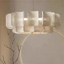 Wabi Sabi Acrylic Chandelier Lamp Modern Minimalist Living Room Hanging Fixture by Ljojo