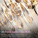 Crystal Villa Chandelier Long Stairway Light Luxury Modern Ljojo