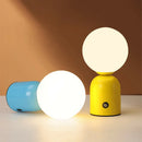 Ljojo LED Table Lamp: Rechargeable Night Light for Bedroom, Desktop, Living Room