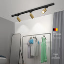 GU10 LED Track Light Rail Modern Gold Ceiling Fixture for Clothing Shop by Ljojo