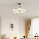 Ljojo Modern High-end Glass Chandelier LED Ceiling Light Fixture for Bedroom Living Room Dining Table