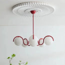 Modern Glass LED Ceiling Chandelier Lamp for Living Room by Ljojo