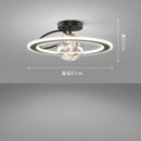 Ljojo Modern LED Pendant Light Fixture | Unique Planetary Glass Ball Chandelier for Stylish Home Decoration