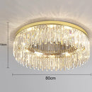 Ljojo Luxury Crystal LED Ceiling Lamps for Elegant Home Lighting