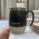 Ljojo 500ml Insulated Stainless Steel Coffee Mug with Lid, for Hot and Cold Drinks