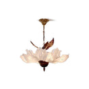 Ljojo French Retro Acrylic Pendant Light for Living Dining Room Bedroom Home LED Chandelier