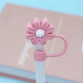 Cherry Silicone Straw Toppers for Ljojo Stanley Cups - 40oz Tumbler Accessories