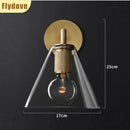 Ljojo LED Copper Wall Lamp for Restaurant Living Room TV Background Lighting