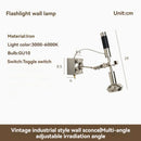 Nordic Robotic Arm Bedroom Metal LED Wall Lamp Medieval Vintage Industrial by Ljojo