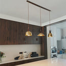 Ljojo Metal Wood Pendant Light: Modern Nordic Artistic Dining Room Lamp