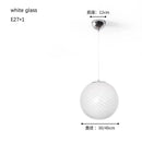 Nordic Colorful Bubble Glass Pendant Lights LED Chandelier Modern Simplicity Living Room art Ljojo