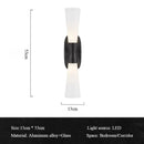 Ljojo Luxury Gold Silver Wall Sconce Glass Mirror Light