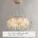 Glass Crystal Chandelier Pendant Lights | Luxury Designer Lamps for Living Room Decoration by Ljojo