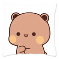 Cute Panda Bears Printed Pillow Case for Sofa Decoration by Ljojo