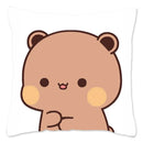 Cute Panda Bears Printed Pillow Case for Sofa Decoration by Ljojo