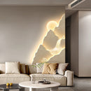 LED Mountain Wall Light with Sunset Effect - Modern Landscape Mural Lamp by Ljojo