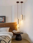 Travertine Chandelier Pendant Lamp Hanging Light for Dining Room & Bedroom by Ljojo