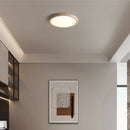 Ljojo 38CM Round Yellow Stone LED Ceiling Lamp for Bedroom and Corridor