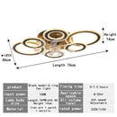 Ljojo Luxury Modern Ceiling Fan Lamp for Living & Dining Room