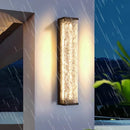 Ljojo Modern LED Outdoor Wall Lamp Waterproof Decorative Lighting Fixture Garden Courtyard