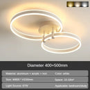 Modern LED Ceiling Light Chandelier for Living Room Bedroom by Ljojo White Simple Home Decor Lighting