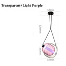 Ljojo Luxury Glass Pendant Chandelier for Bedroom, Restaurant, and Bar