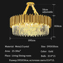Modern Luxury Crystal Ceiling Chandelier Pendant Lamp Home Decor Hanging Light Fixture by Ljojo