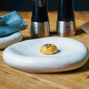 Ljojo Matte Stone Plate Tableware for French Western Food, Steak & Fruit Salad