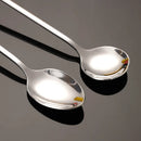 Ljojo 30CM Long-handled Stainless Steel Coffee Ice Cream Tea Stirring Spoon