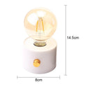 LED Night Light Battery Powered Retro Bulb Shape Lamp for Baby Room by Ljojo