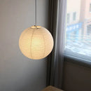 Japanese Rice Paper E27 Led Pendant Lights by Ljojo: Minimalist Nordic Chandelier Fixture