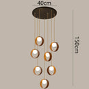 Ljojo LED Pendant Light for Modern Home Decor and Staircase Chandeliers