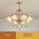 French Living Room Crystal Glass Chandelier Minimalist Modern Luxury Dining Bedroom Villa Hanging Lights Ljojo