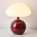 LED Mushroom Small Table Lamp Cream Ceramic Bedroom Atmosphere Light Ljojo