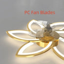 Ljojo Luxury Modern Ceiling Fan Lamp for Living & Dining Room