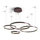 Modern Ring Chandelier Pendant Lamp for Bedroom, Ljojo Hanging Light for Living Dining Room.