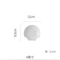 Ljojo Melamine Shell Plate Dish Set - Restaurant Quality Tableware Dish