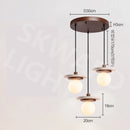 Yellow Travertine Stone Pendant Light Chandelier for Kitchen Island Home Decor by Ljojo