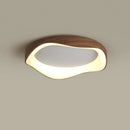 Nordic Wood Grain LED Ceiling Light for Living Room Dining Room Table - Ljojo