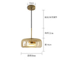 Modern Glass Chandelier Pendant Lamp by Ljojo for Dining Room & Kitchen Island