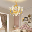 European Crystal Pendent Lamp LED for Living Room. By Ljojo, Enhance Your Home Décor Today!