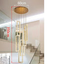 Nordic Ring Crystal LED Chandelier for Luxury Decor by Ljojo