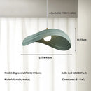 Ljojo Minimalist Chandelier Wabi Sabi E27 LED Pendant Light for Dining Room & Living Room