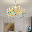 Contemporary Crystal Pendant Lamp for Living Room, Bedroom - European Luxury Chandelier by Ljojo