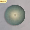 Ljojo Mini Metal Plate Wall Light for Nordic Living Room Decor