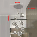 Ljojo LED Pendant Chandeliers for Modern Staircase Living Room Decor