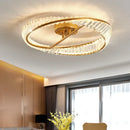 Ljojo Luxury Crystal LED Chandelier Ceiling Lamp for Modern Living Room
