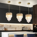 Crystal Pendant Light: Light Luxury Bar Counters LED Hanging Lamp & Home Lighting by Ljojo