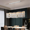 Ljojo Luxury Gold Crystal LED Chandeliers for Living Dining Bedroom Decor